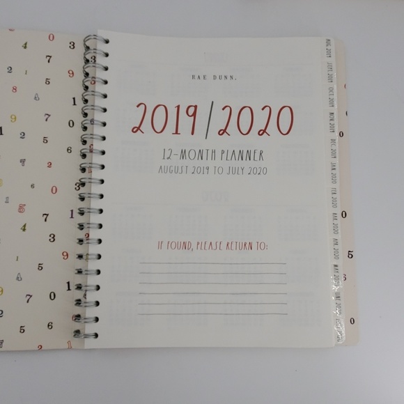 🆕️ RAE DUNN. BEST YEAR EVER.  2019/2020 Planner - Picture 3 of 7